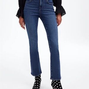 Madewell Petite Mid-rise Kick out Crop Jeans